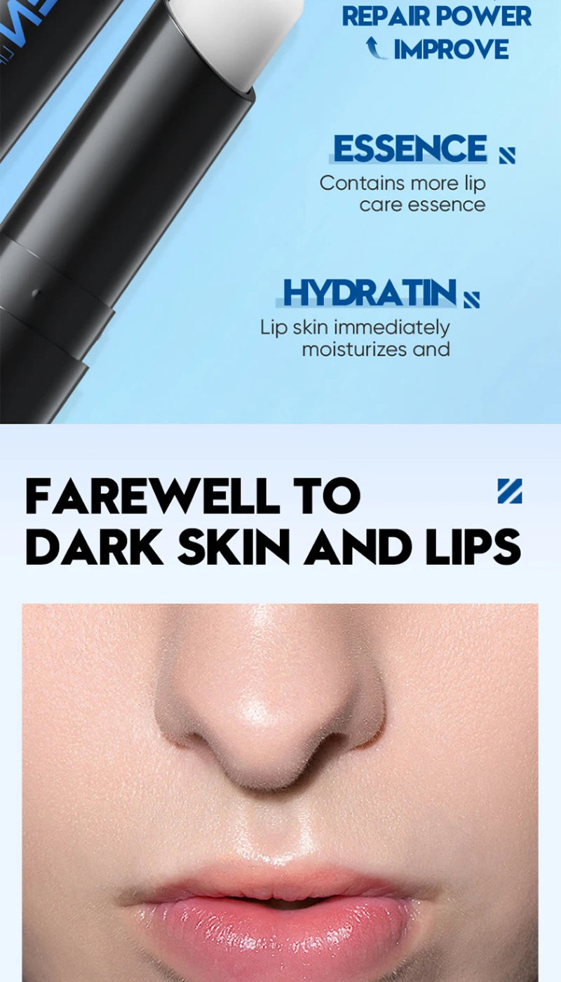 SADOER Men's Shark Grass Vaseline Lip Balm for Autumn and Winter to improve dryness,Beihu Moisturizing Hydrating Lip Balm