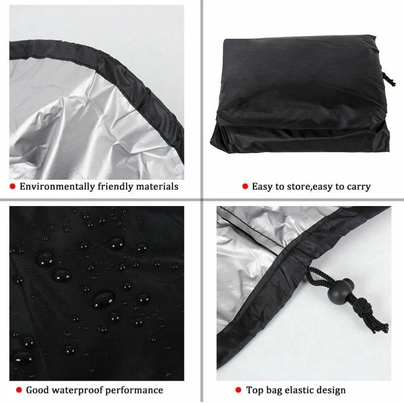 210D Oxford Waterproof Patio Hanging Egg Chair Cover Wicker Swing Egg Chair Cover Swing Hanging Chair Egg Shell Courtyard Garden
