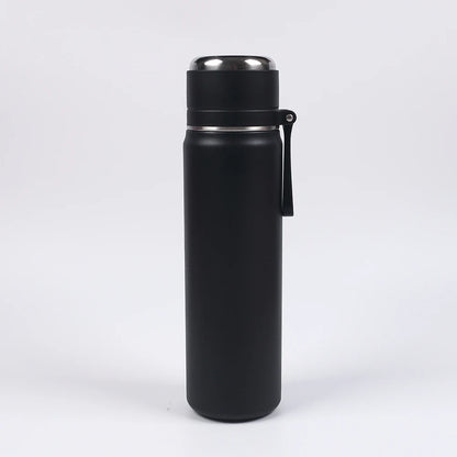 Stainless Steel Thermos Bottle 500ml/16.9oz And 600ml/20oz Vacuum Insulated Water Bottle With Handle Travel Insulated Cup