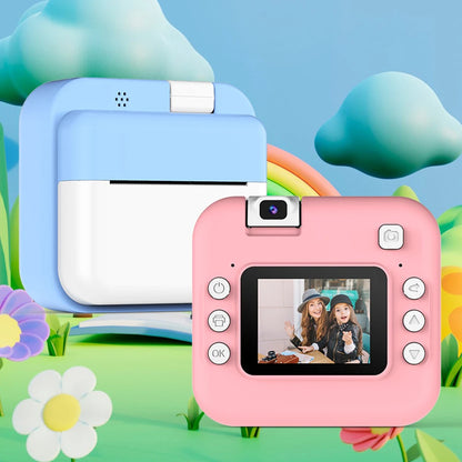 Children Digital Camera Photography Instant Print Camera for Kids Thermal Print Camera Photo Printing Video Toys With 32G Card