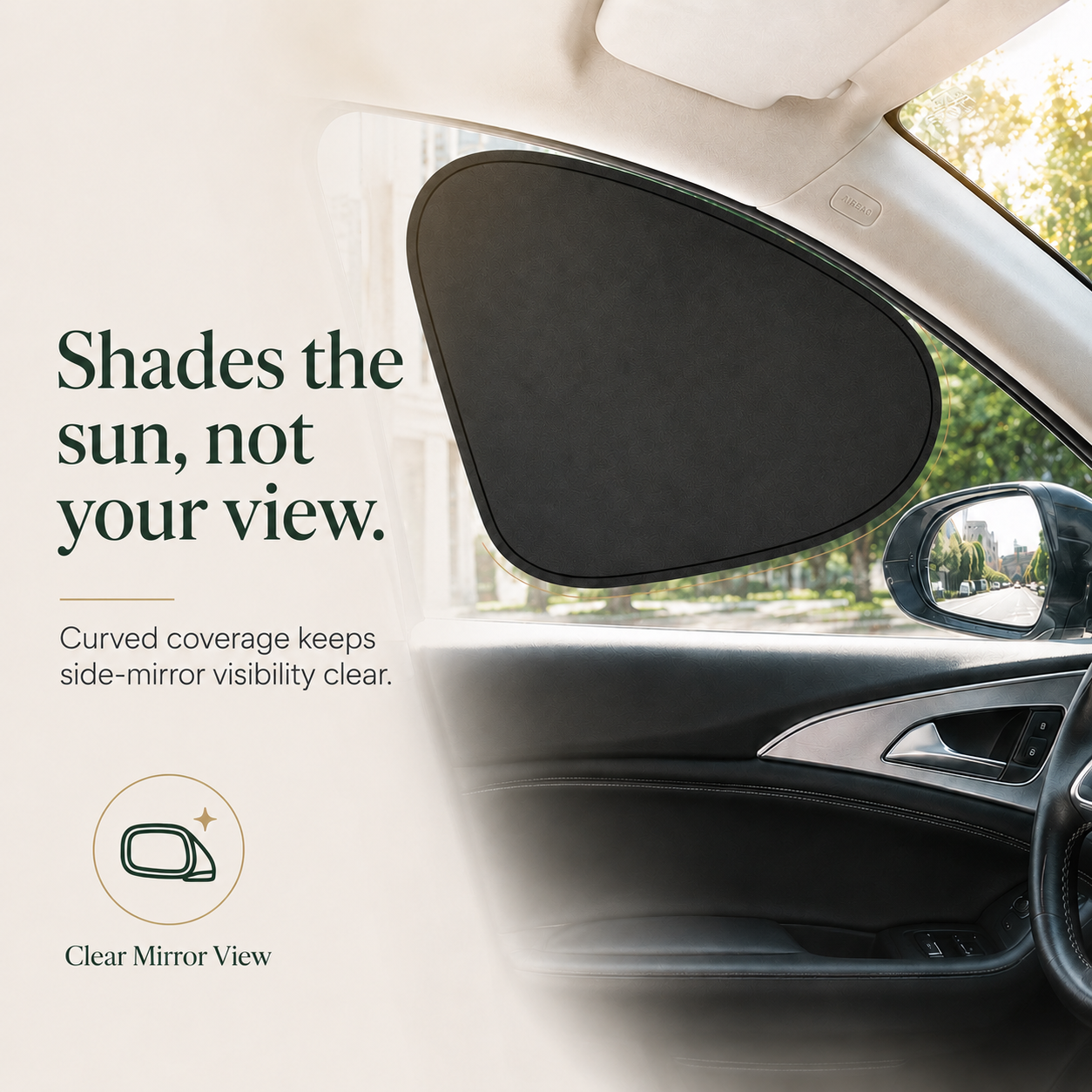 SolGuard Foldable Side Window Sunshade Set