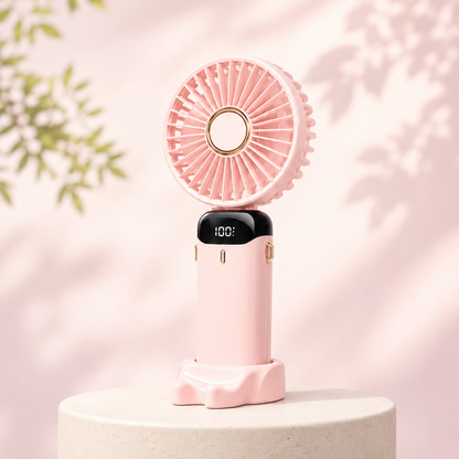 Soleil Foldaway Fan & Phone Stand
