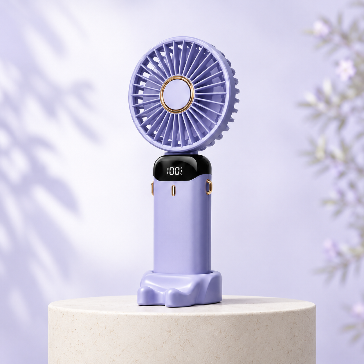 Soleil Foldaway Fan & Phone Stand