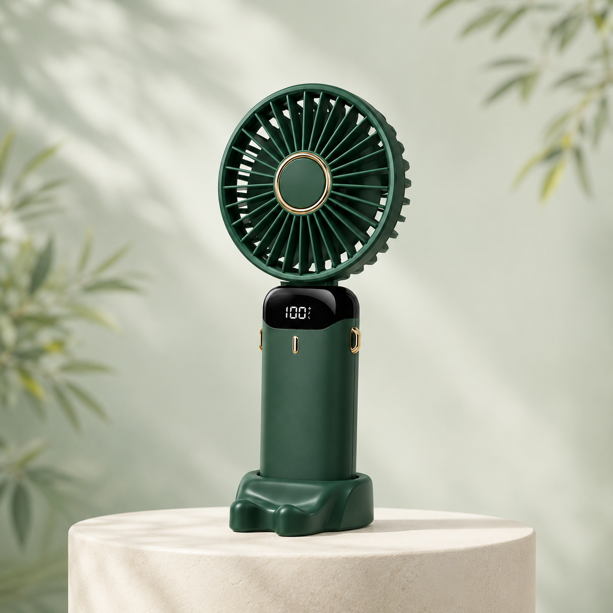 Soleil Foldaway Fan & Phone Stand