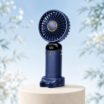 Soleil Foldaway Fan & Phone Stand