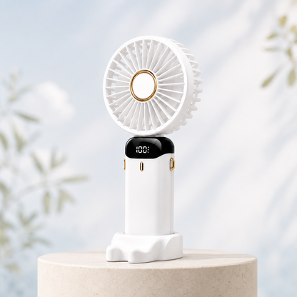 Soleil Foldaway Fan & Phone Stand